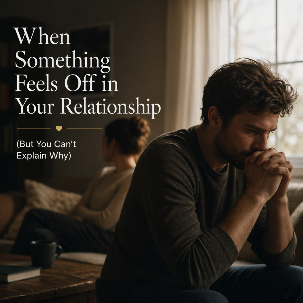 When something feels off in your relationship.