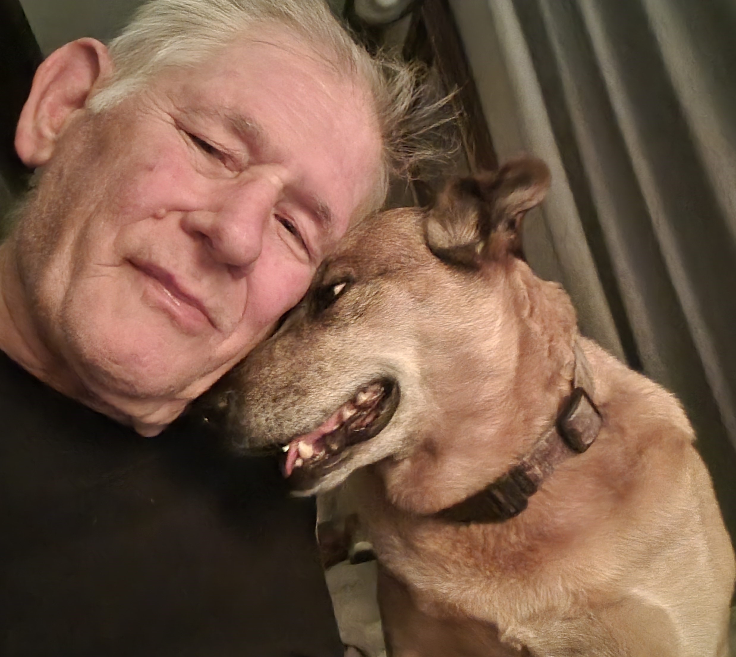 About Gary M. Roberts, author. With his dog Sammi